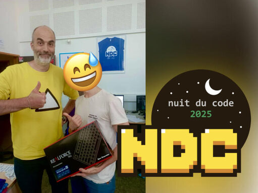 Thomas Jaussoin, co-fondateur de Lunabee Studio à la nuit du c0de